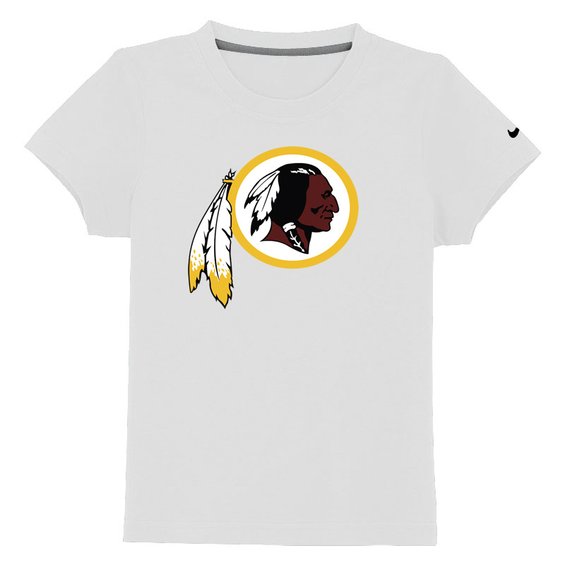 Washington Redskins logo Youth White T-shirt