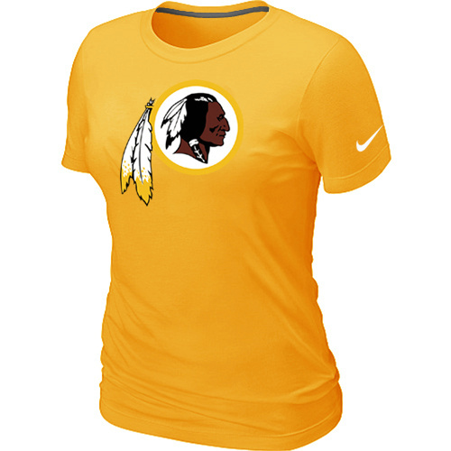 Washington RedskinsYellow Women's Logo T-Shirt