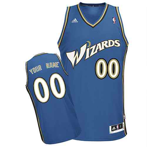 Washington Wizards Custom Swingman blue Road Jersey