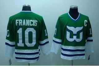 Whalers 10 Ron Francis Green Classic Throwback CCM Jerseys