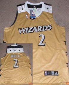 Wizards 2 Wall Yellow Jerseys - Click Image to Close