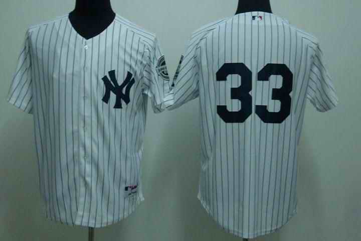 Yankees 33 Swisher white Kids Jersey