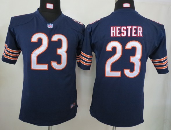 Youth Nike Bears 23 Hester blue Game Jerseys Youth Nike Bears 23 Hester blue Game Jerseys