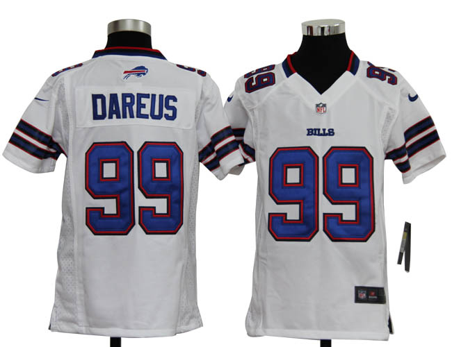 Youth Nike Bills 99 Dareus white jerseys - Click Image to Close