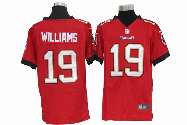 Youth Nike Buccaneers 19 Williams Red Game Jerseys