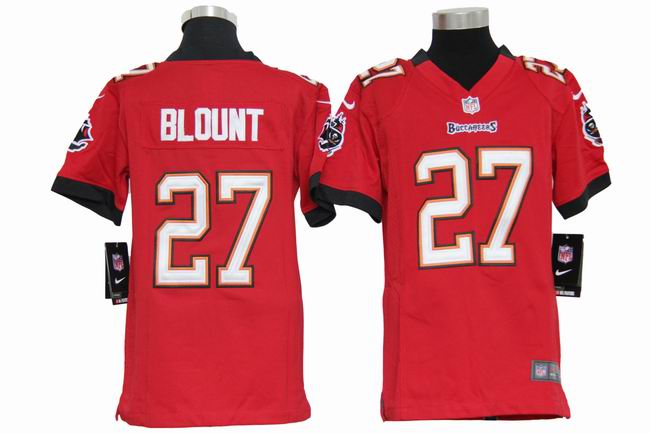 Youth Nike Buccaneers 27 Blount Red Game Jerseys