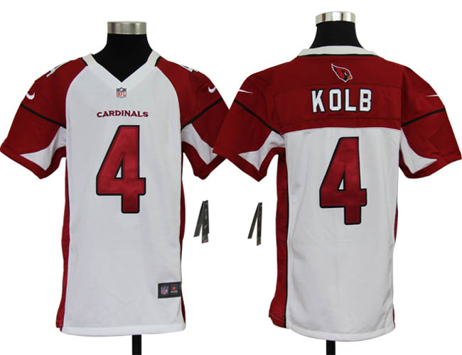 Youth Nike Cardinals KOLB 4 White Jerseys - Click Image to Close