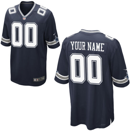 Youth Nike Dallas Cowboys Customized Game Team Color Jersey