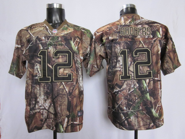 Youth Nike Packers 12 Rodgers Camo Jerseys