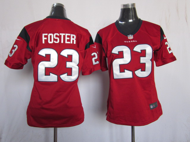 Youth Nike Texans 23 Foster Red Jerseys