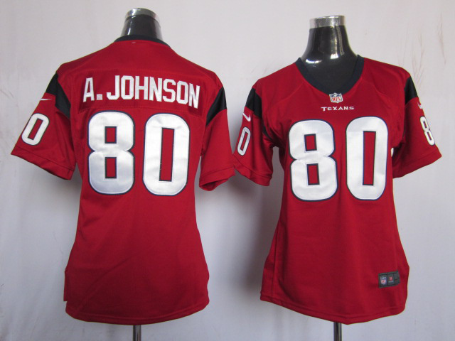 Youth Nike Texans 80 A.johnson Red Jerseys