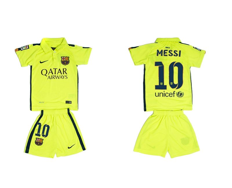 2014-15 Barcelona 10 Messi Third Away Youth Jerseys