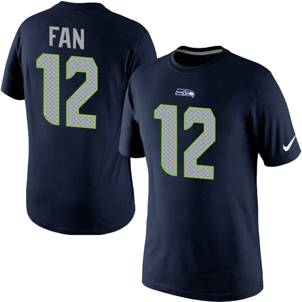 Nike Seahawks 12 Fan Blue Fashion T Shirts2 Nike Seahawks 12 Fan Blue Fashion T Shirts2