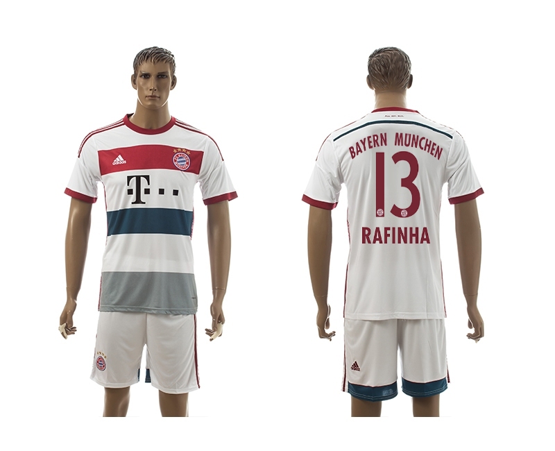 2014-15 Bayern Munchen 13 Rafinha Away Soccer Jersey 2014-15 Bayern Munchen 13 Rafinha Away Soccer Jersey