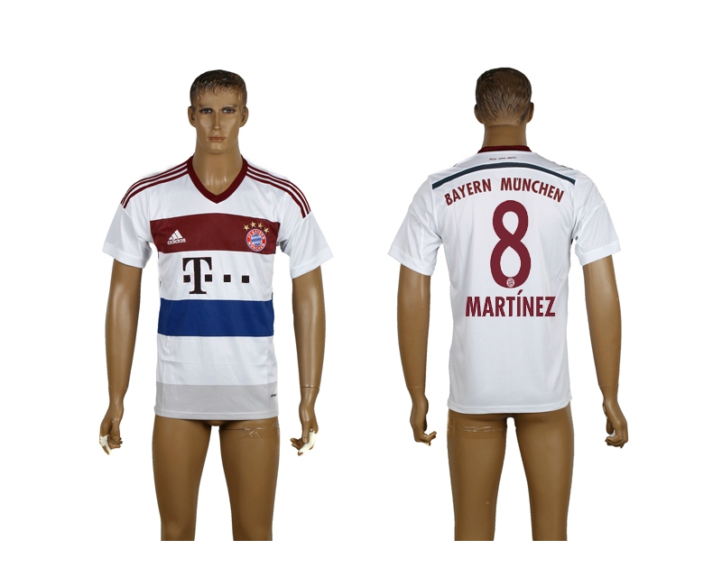 2014-15 Bayern Munchen 8 Martinez Away Thailand Jerseys