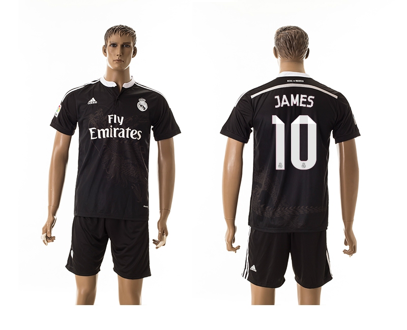 2014-15 Real Madrid 10 James Third Away Soccer Jersey