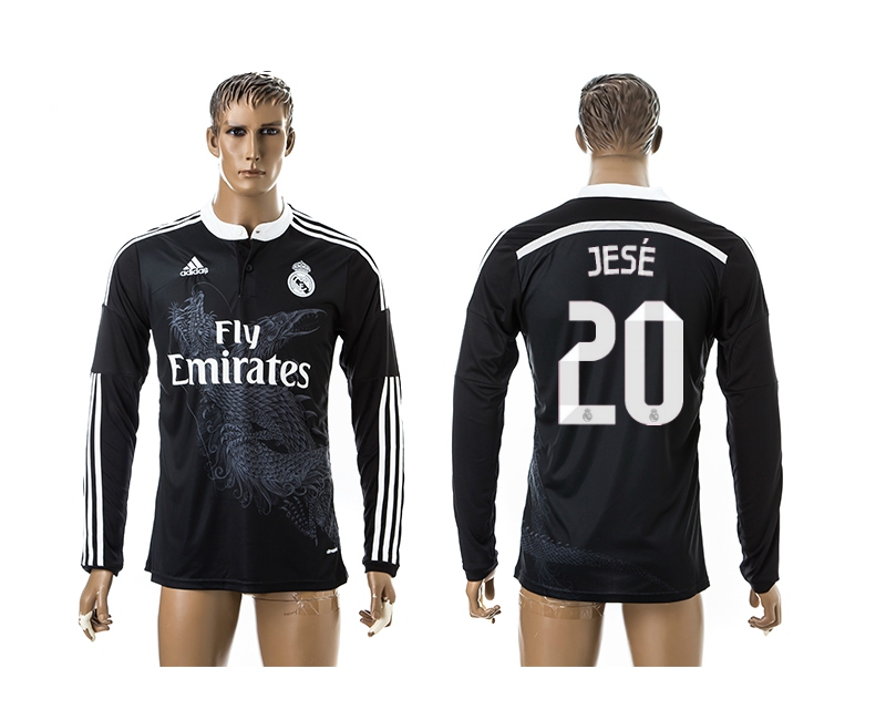 2014-15 Real Madrid 20 Jese Third Away Long Sleeve Thailand Jersey