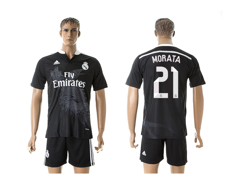 2014-15 Real Madrid 21 Morata Third Away Soccer Jersey