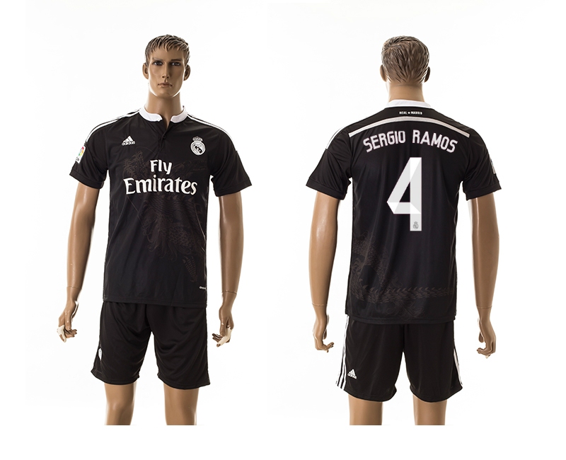 2014-15 Real Madrid 4 Sergio Ramos Third Away Soccer Jersey