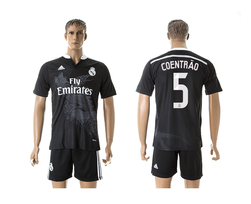 2014-15 Real Madrid 5 Coentrao Third Away Soccer Jersey
