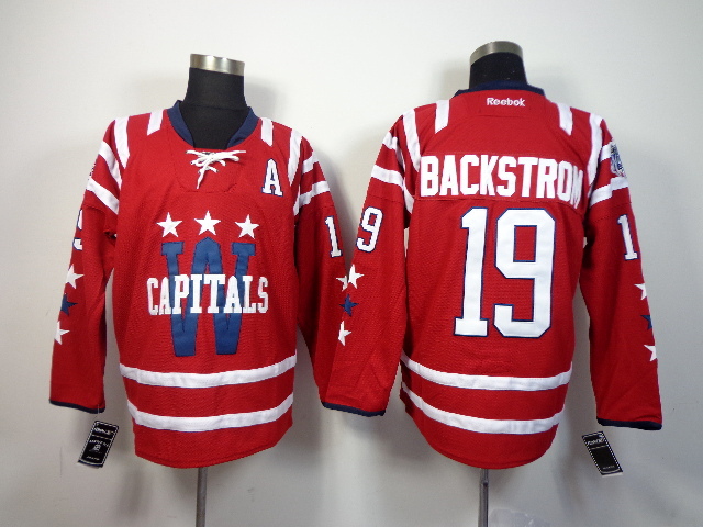 Capitals 19 Backstrom Red 2015 Winter Classic Jerseys