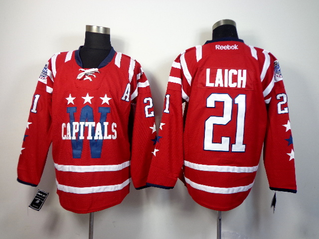 Capitals 21 Laich Red 2015 Winter Classic Jerseys
