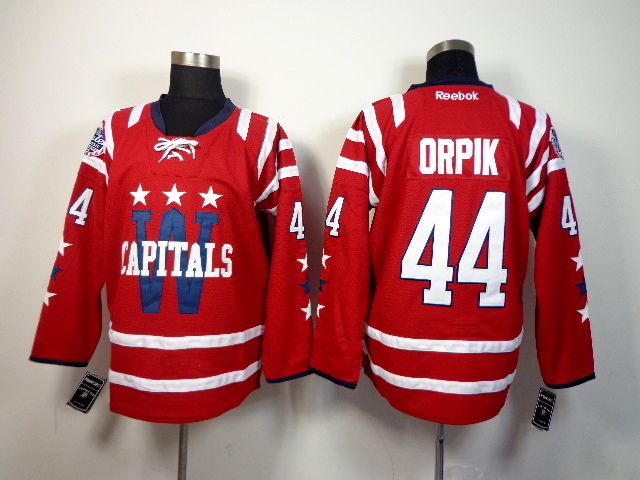 Capitals 44 Orpik Red 2015 Winter Classic Jerseys