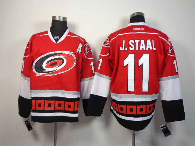 Hurricanes 11 J.Staal Red Jerseys