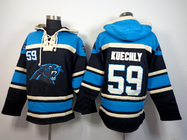 Nike Panthers 59 Luke Kuechly Black All Stitched Hooded Sweatshirt