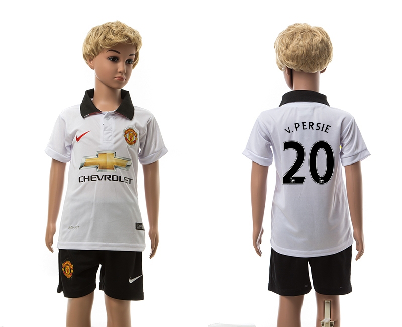 2014-15 Manchester United 20 V.Persie Away Youth Soccer Jersey