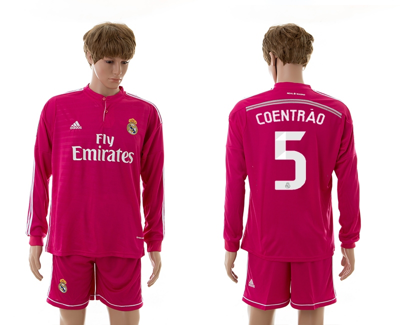 2014-15 Real Madrid 5 Coentrao Away Long Sleeve Jerseys 2014-15 Real Madrid 5 Coentrao Away Long Sleeve Jerseys