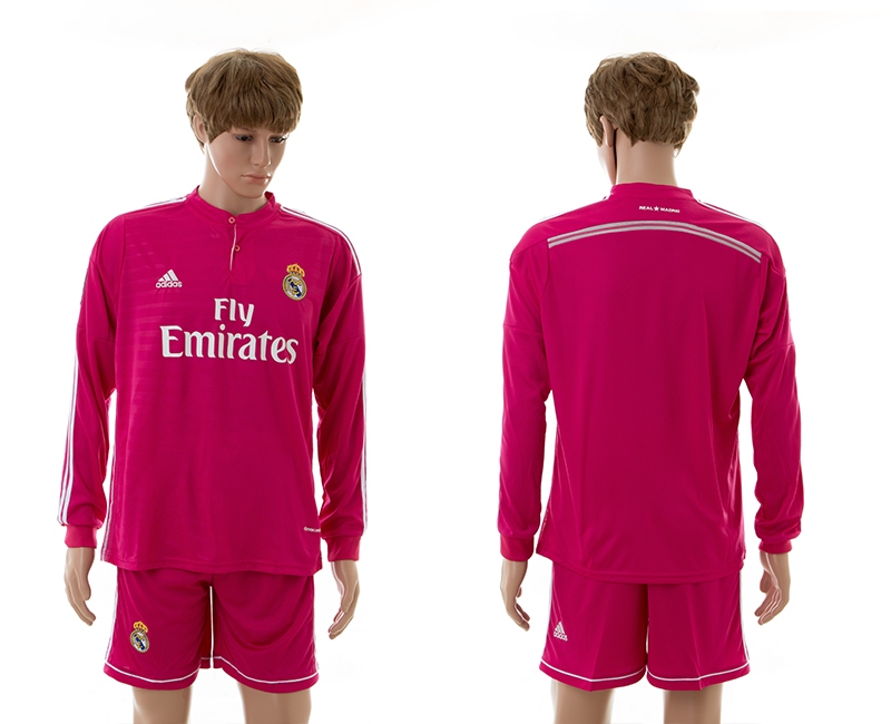 2014-15 Real Madrid Away Long Sleeve Jerseys