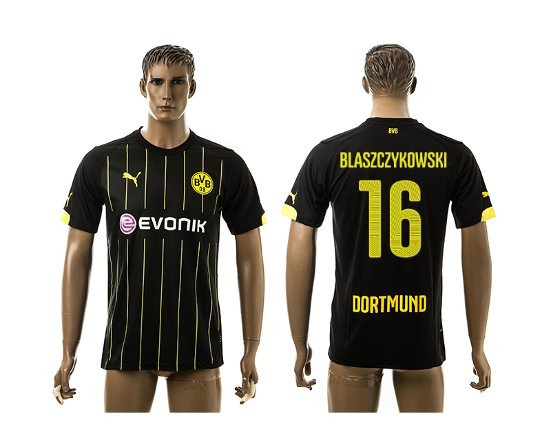 2014-15 Dortmund 16 Blaszczykowski Away Thailand Jerseys