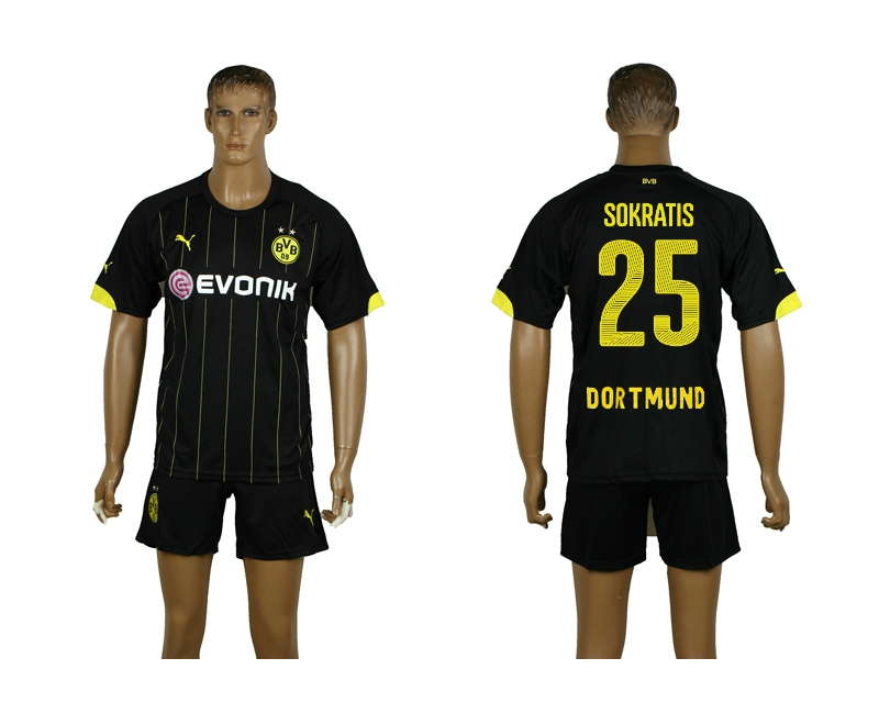 2014-15 Dortmund 25 Sokratis Away Jerseys 2014-15 Dortmund 25 Sokratis Away Jerseys