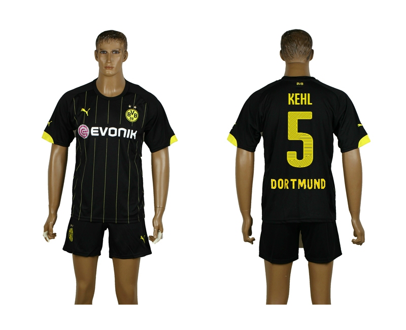 2014-15 Dortmund 5 Kehl Away Jerseys
