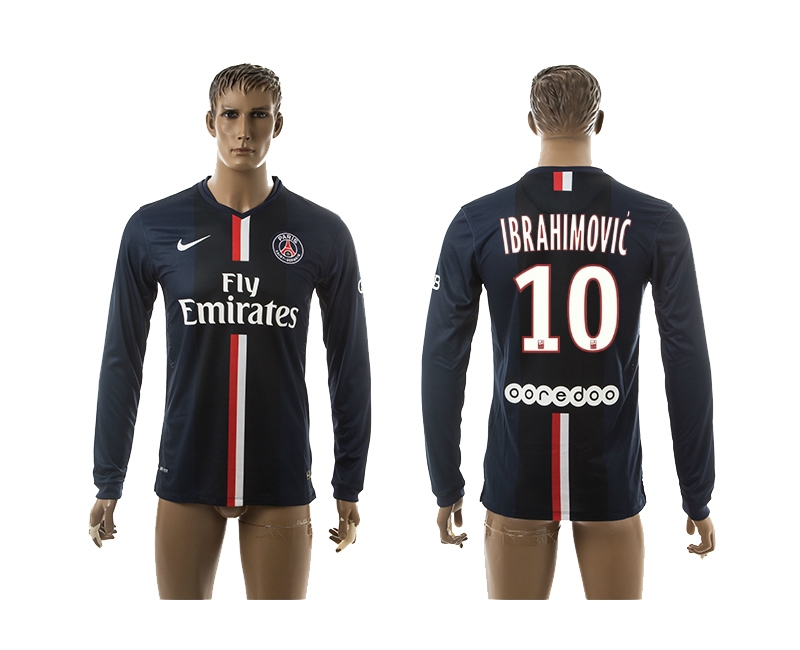 2014-15 Paris Saint Germain 10 Ibrahimovic Home Thailand Jerseys