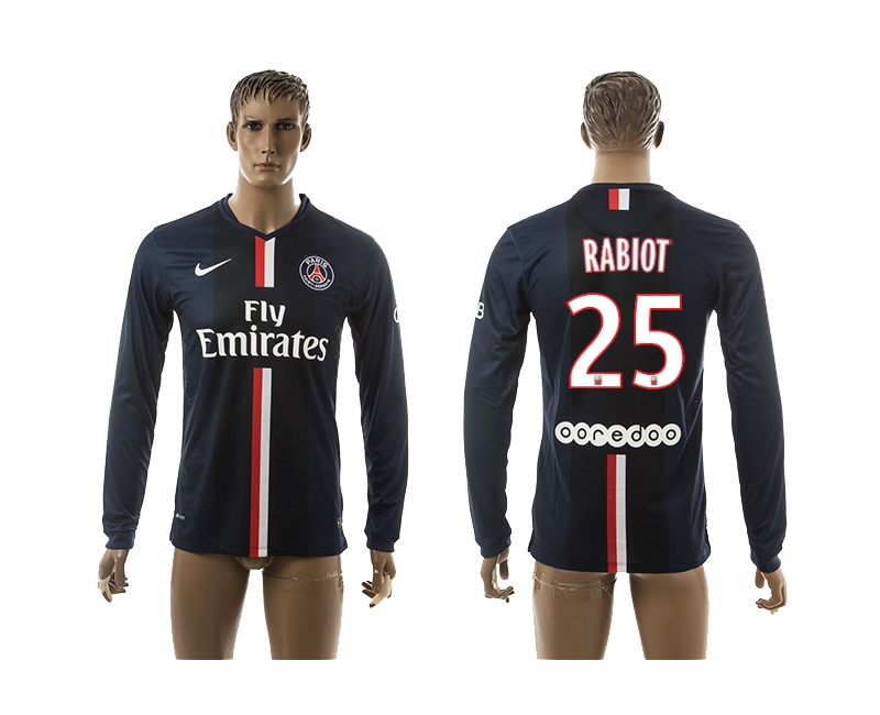 2014-15 Paris Saint Germain 25 Rabiot Home Thailand Jerseys