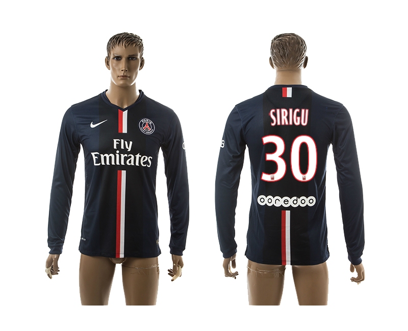 2014-15 Paris Saint Germain 30 Sirigu Home Thailand Jerseys
