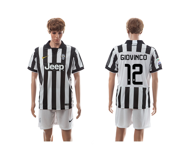 2014-15 Juventus 12 Giovinco UEFA Champions League Home Jerseys