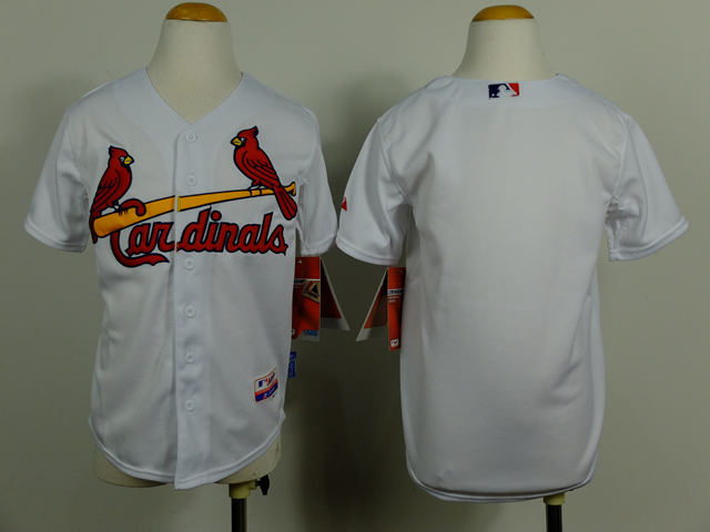 Cardinals Blank White Youth Jersey