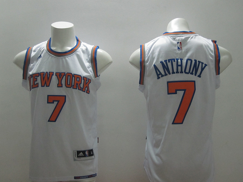 Knicks 7 Anthony White 2014-15 New Swingman Jerseys - Click Image to Close