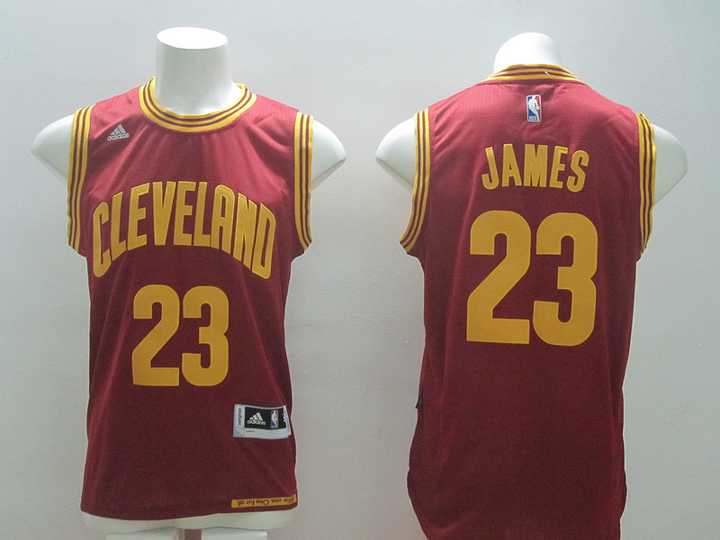 Cavaliers 23 James Red 2014-15 New Swingman Road Jerseys - Click Image to Close