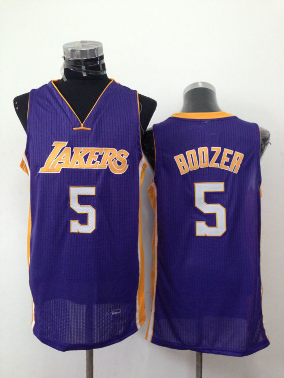 Lakers 5 Boozer Purple New Revolution 30 Jerseys
