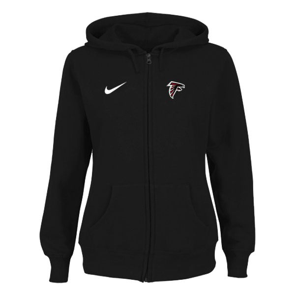 Nike Atlanta Falcons Ladies Tailgater Full Zip Hoodie Black