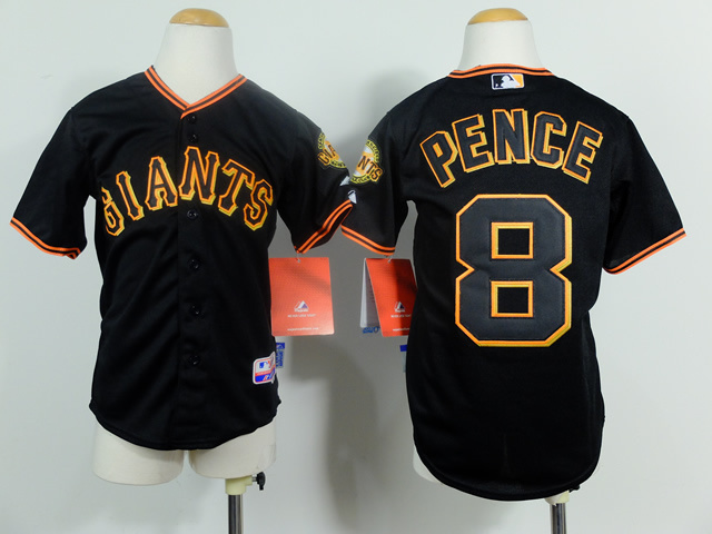 Giants 8 Pence Black Youth Jersey - Click Image to Close