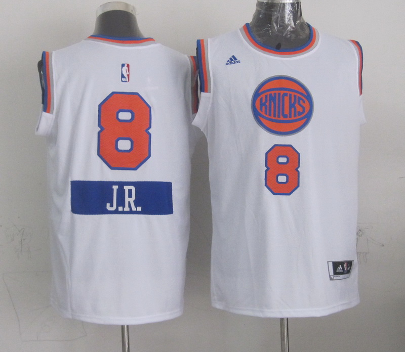 Knicks 8 JR Smith White 2014-15 Christmas Day Swingman Jerseys