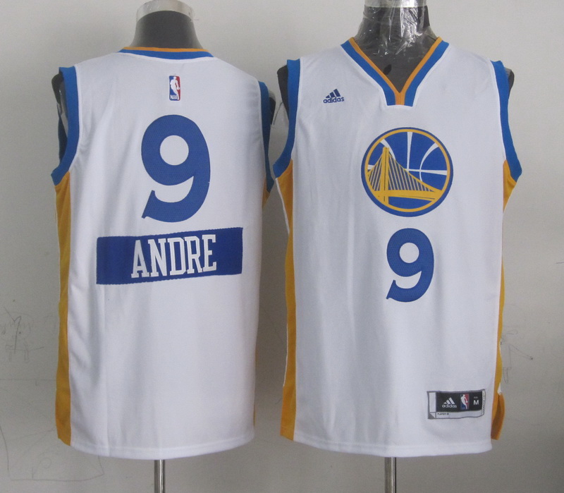 Warriors 9 Andre Iguodala White 2014-15 Christmas Day Swingman Jerseys