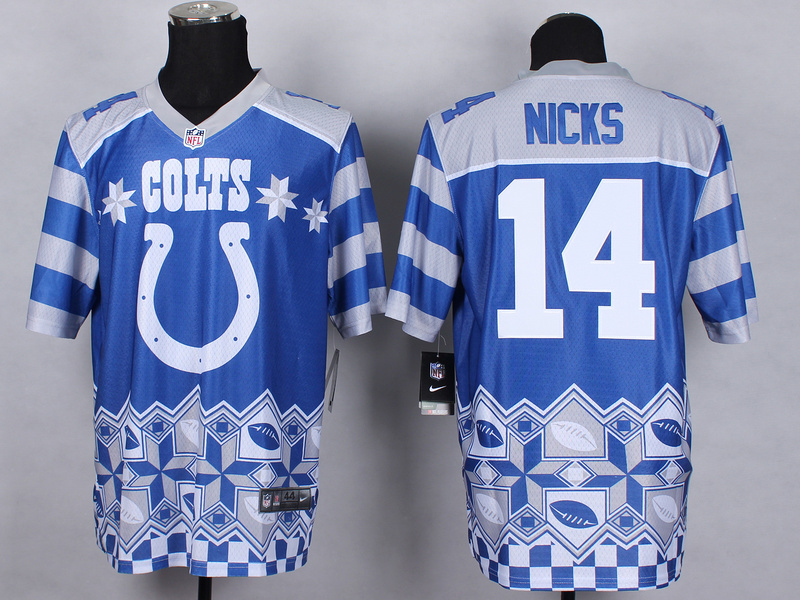 Nike Colts 14 Nicks Noble Fashion Elite Jerseys - Click Image to Close