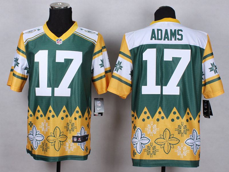 Nike Packers 17 Adams Noble Fashion Elite Jerseys - Click Image to Close