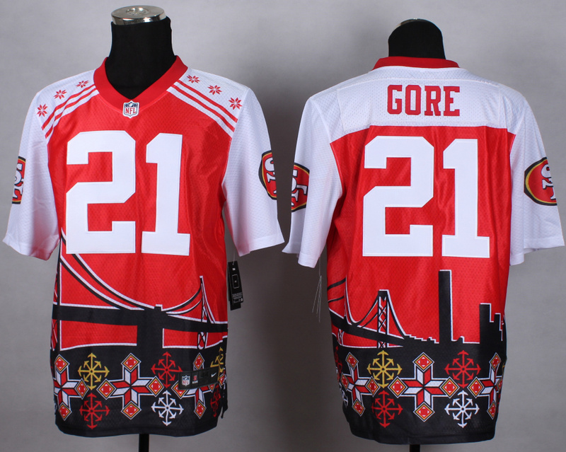 Nike 49ers 21 Gore Noble Elite Jerseys